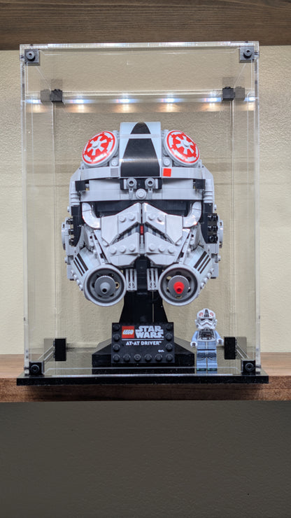 Lego Star Wars Helmet Cases with Minifigure Display
