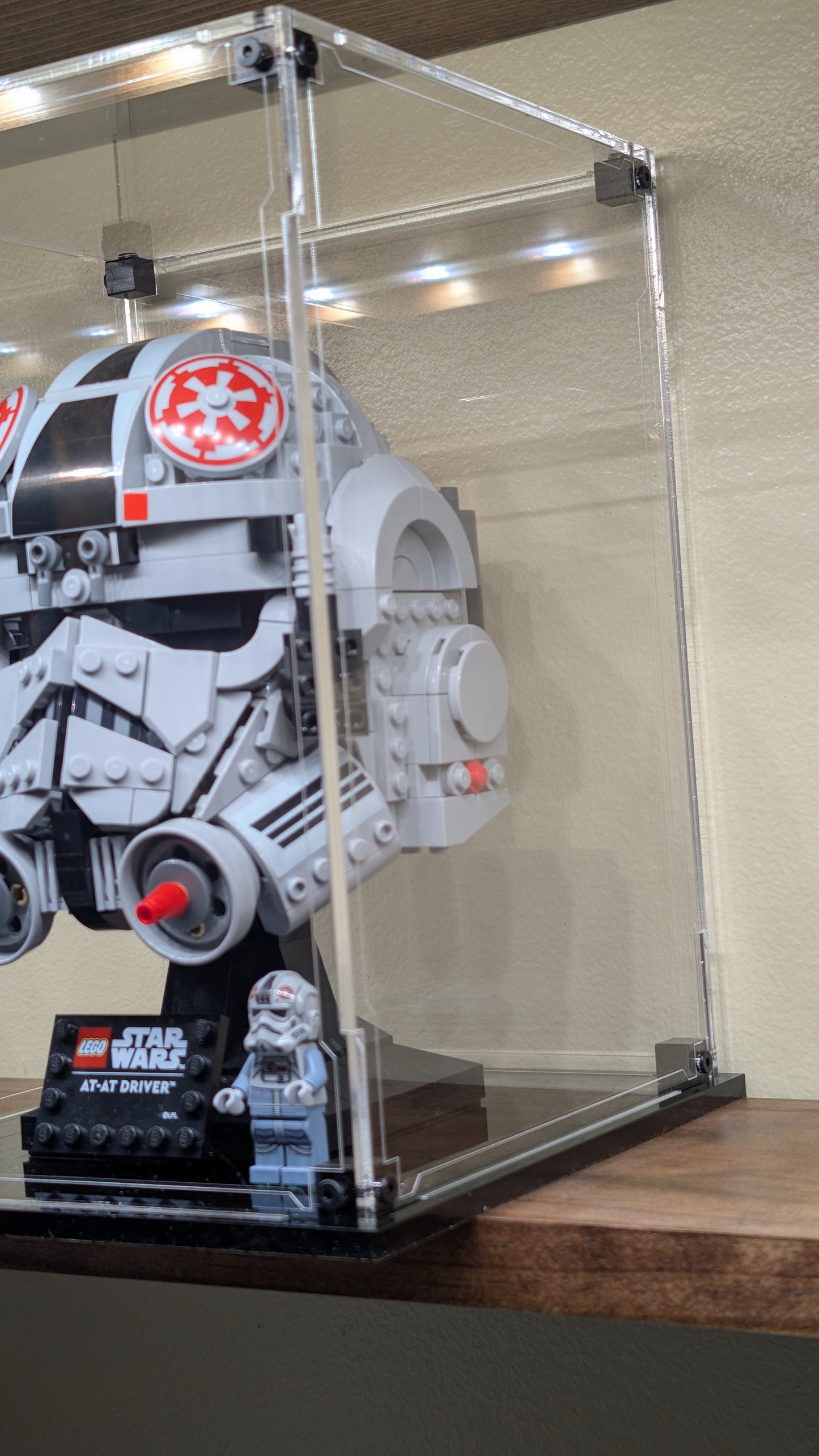 Lego Star Wars Helmet Cases with Minifigure Display