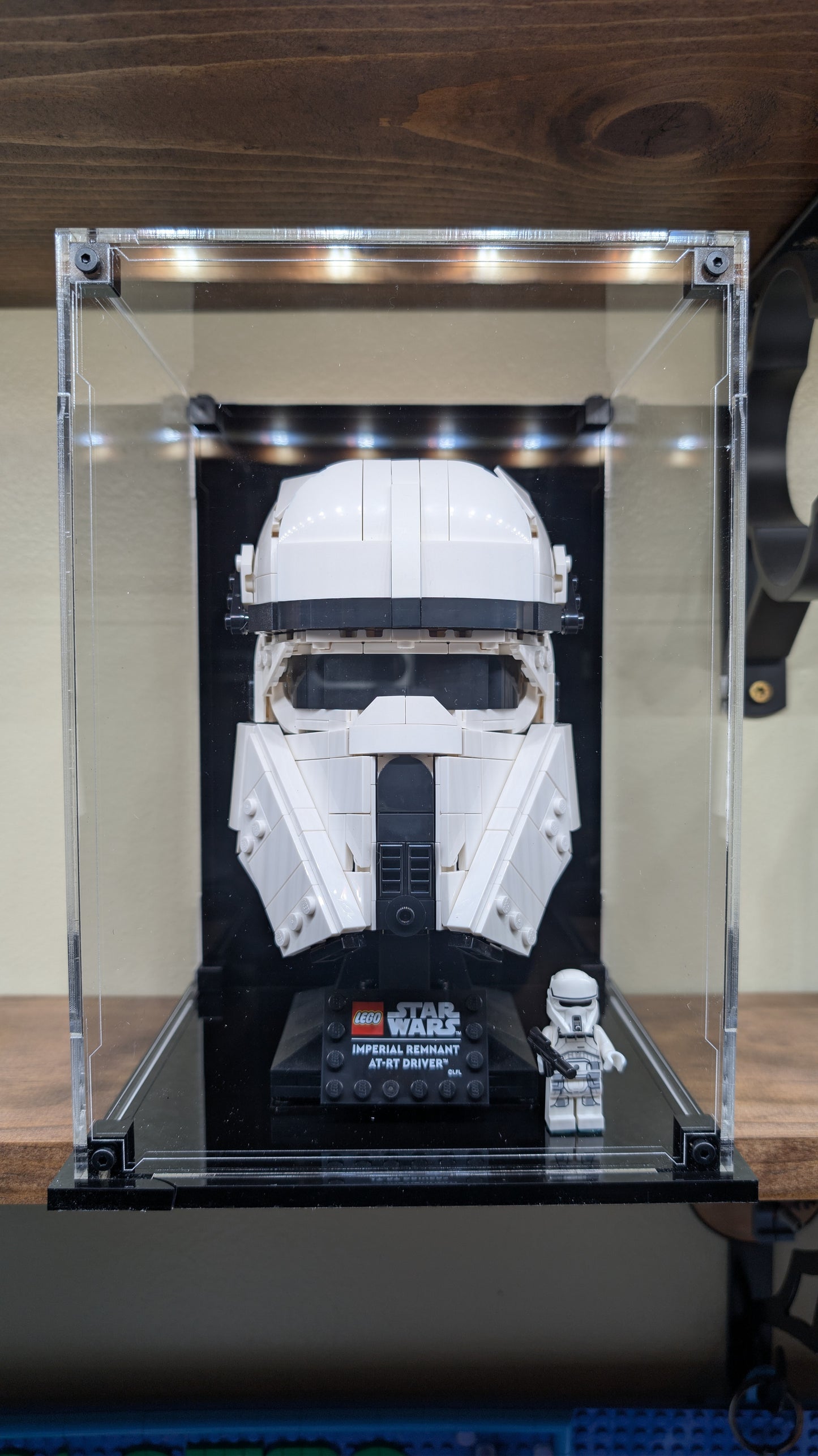 Lego Star Wars Helmet Cases with Minifigure Display
