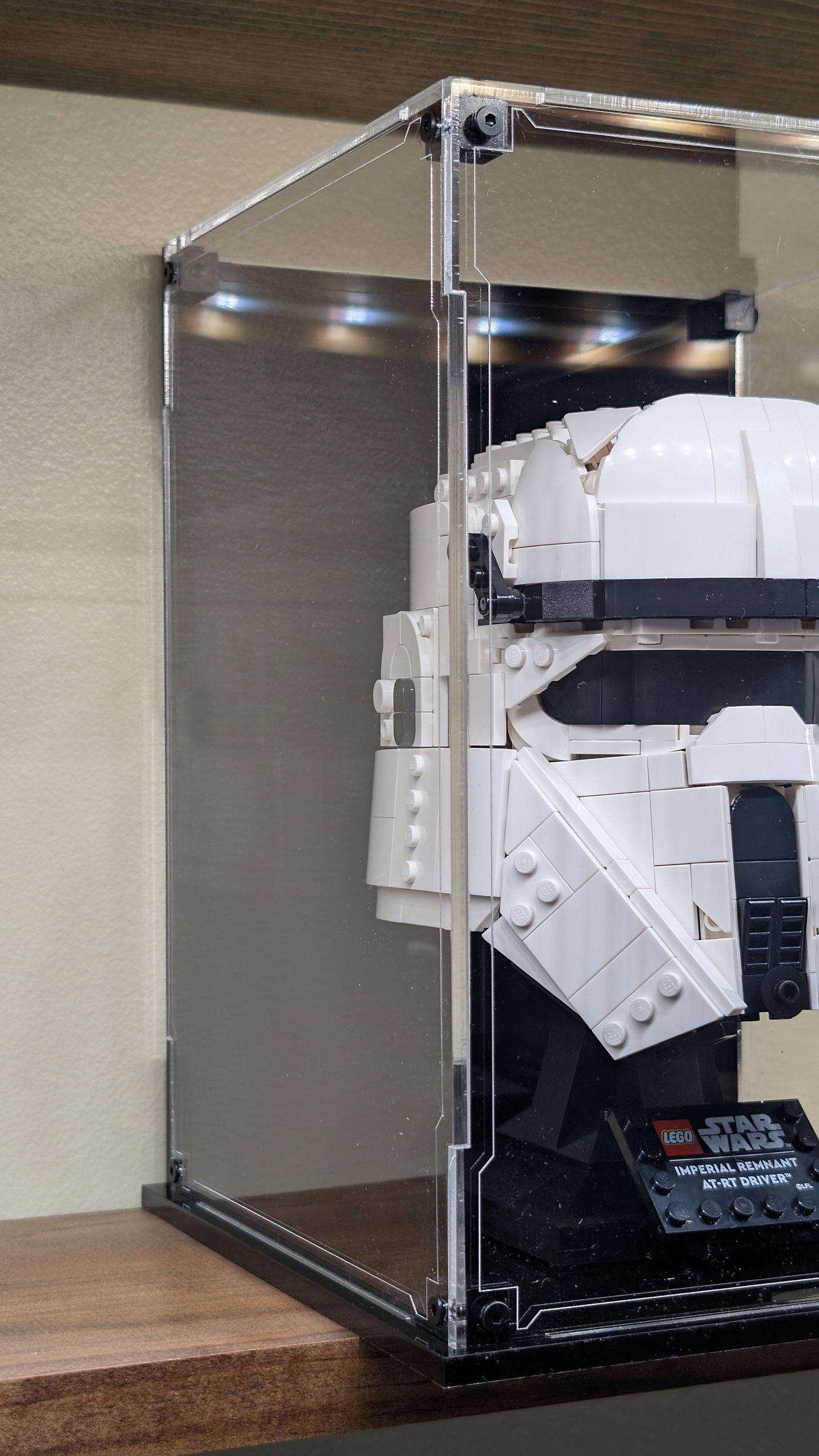 Lego Star Wars Helmet Cases with Minifigure Display