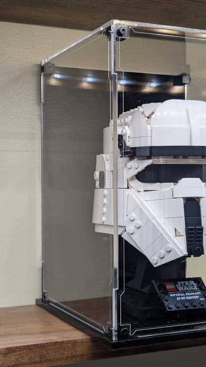 Lego Star Wars Helmet Cases with Minifigure Display