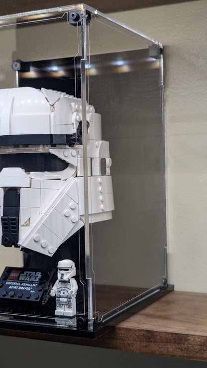 Lego Star Wars Helmet Cases with Minifigure Display