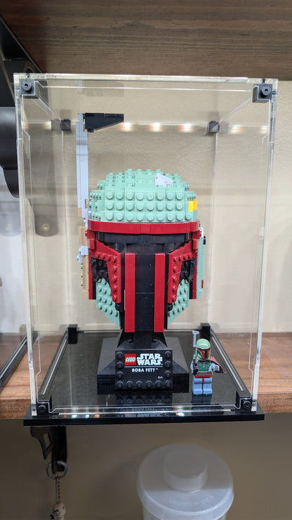 Lego Star Wars Helmet Cases with Minifigure Display